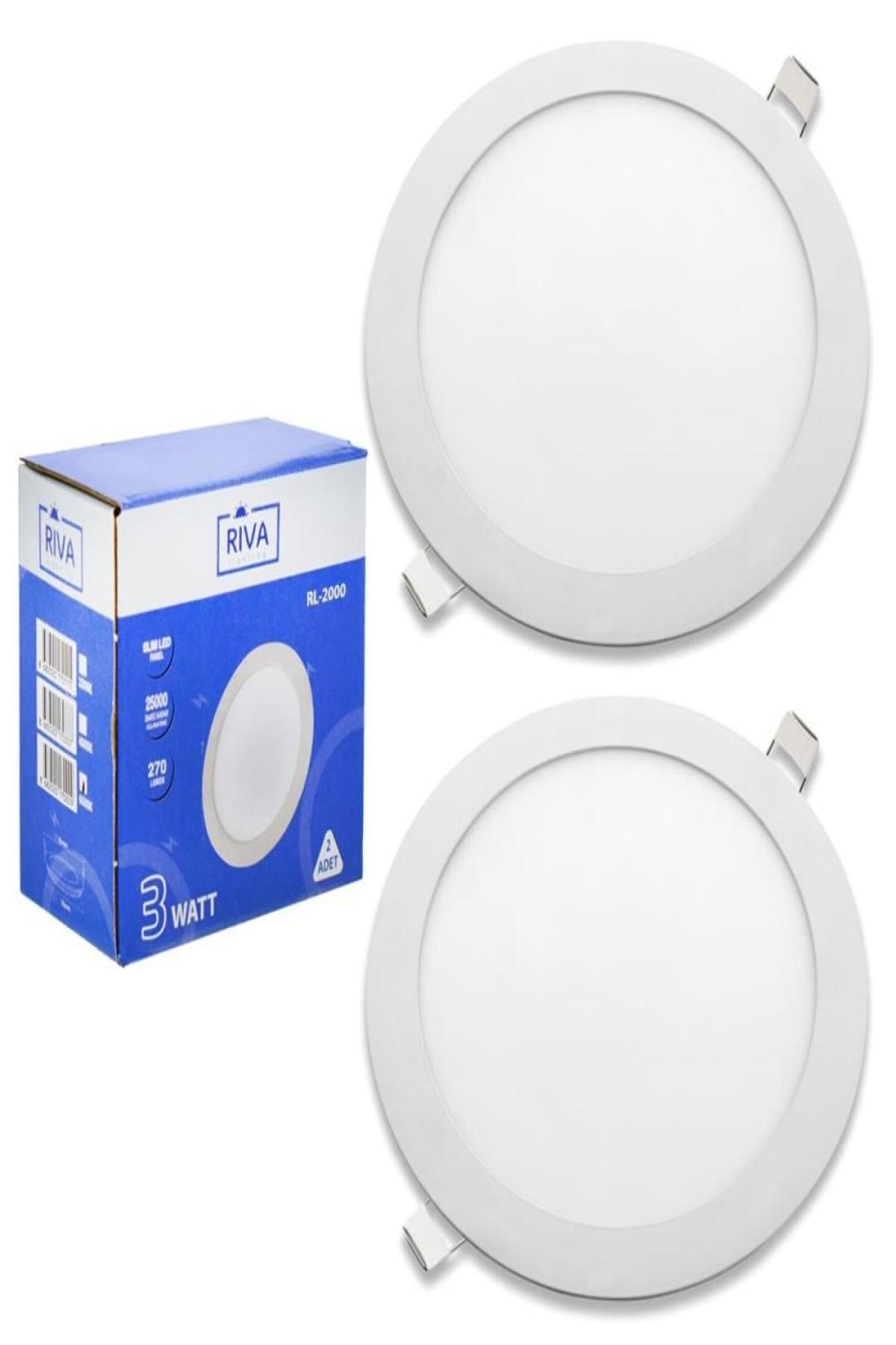 Panel Armatür Led Slim S.A 3w Beyaz 2 Li Rl-2000